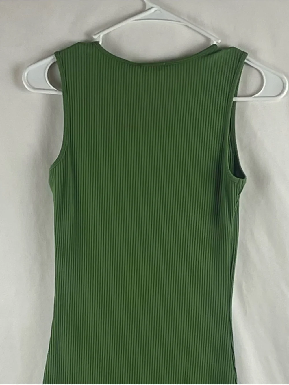 SugarLips Olive Green Sleeveless Ribbed Maxi Dress NWT Size XS BodyCon Sexy
